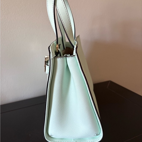Kate Spade Mint Green Satchel with Cutout Design - Picture 4 of 5